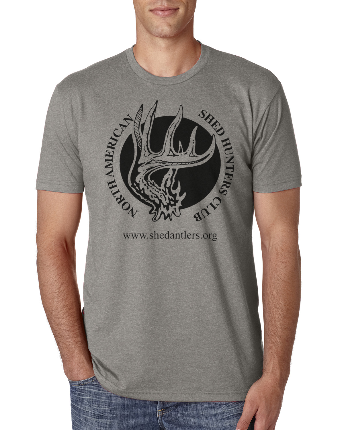 North American Shed Hunters Club Logo Tee – Gray | The North American ...